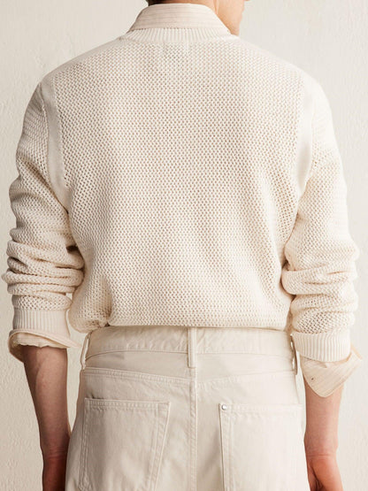 Herren Strickpullover Klassisch Grobstrick