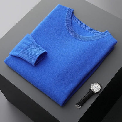 Herren Pullover Klassisch Rundhals Elegantes Design