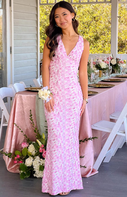 Elegantes Damen Hochzeitskleid Maxi Lang