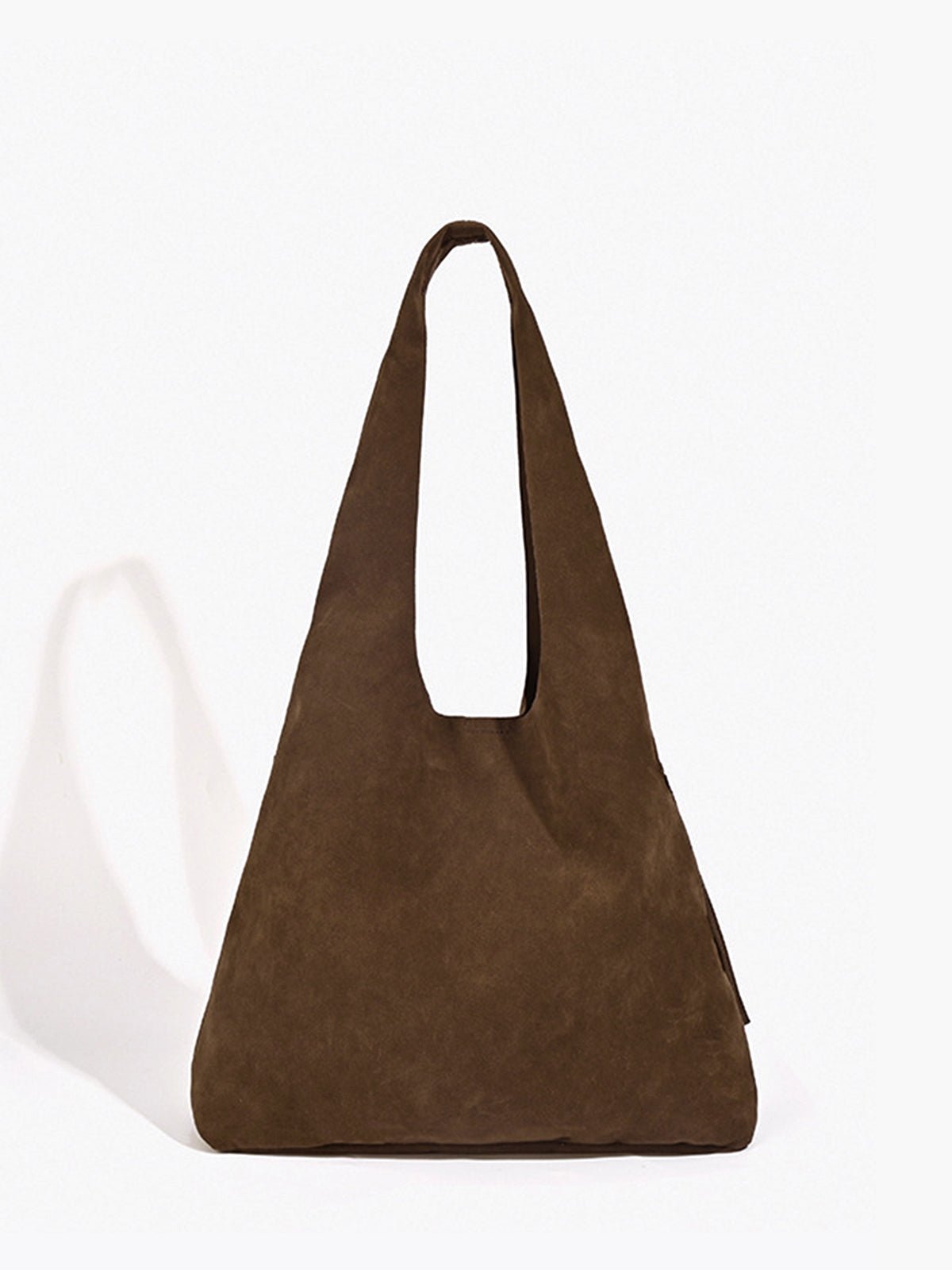 Damen Rucksack Fransen Leder Boho Stil Braun