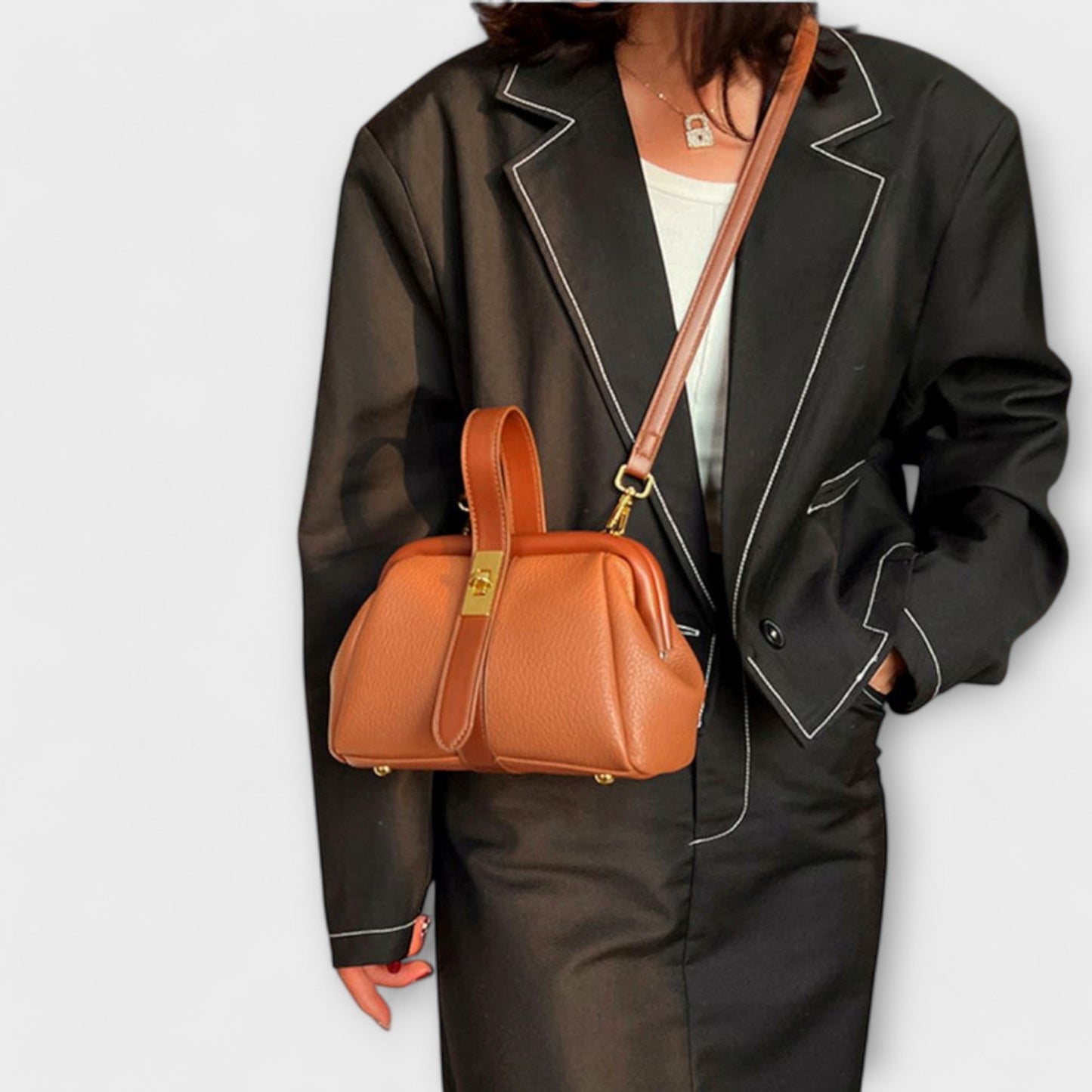Damen Mini Handtasche Leder