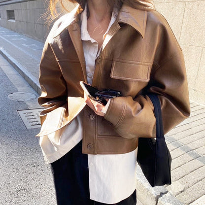 Damen Kurzjacke Bunt Boxy Modell Baumwolle