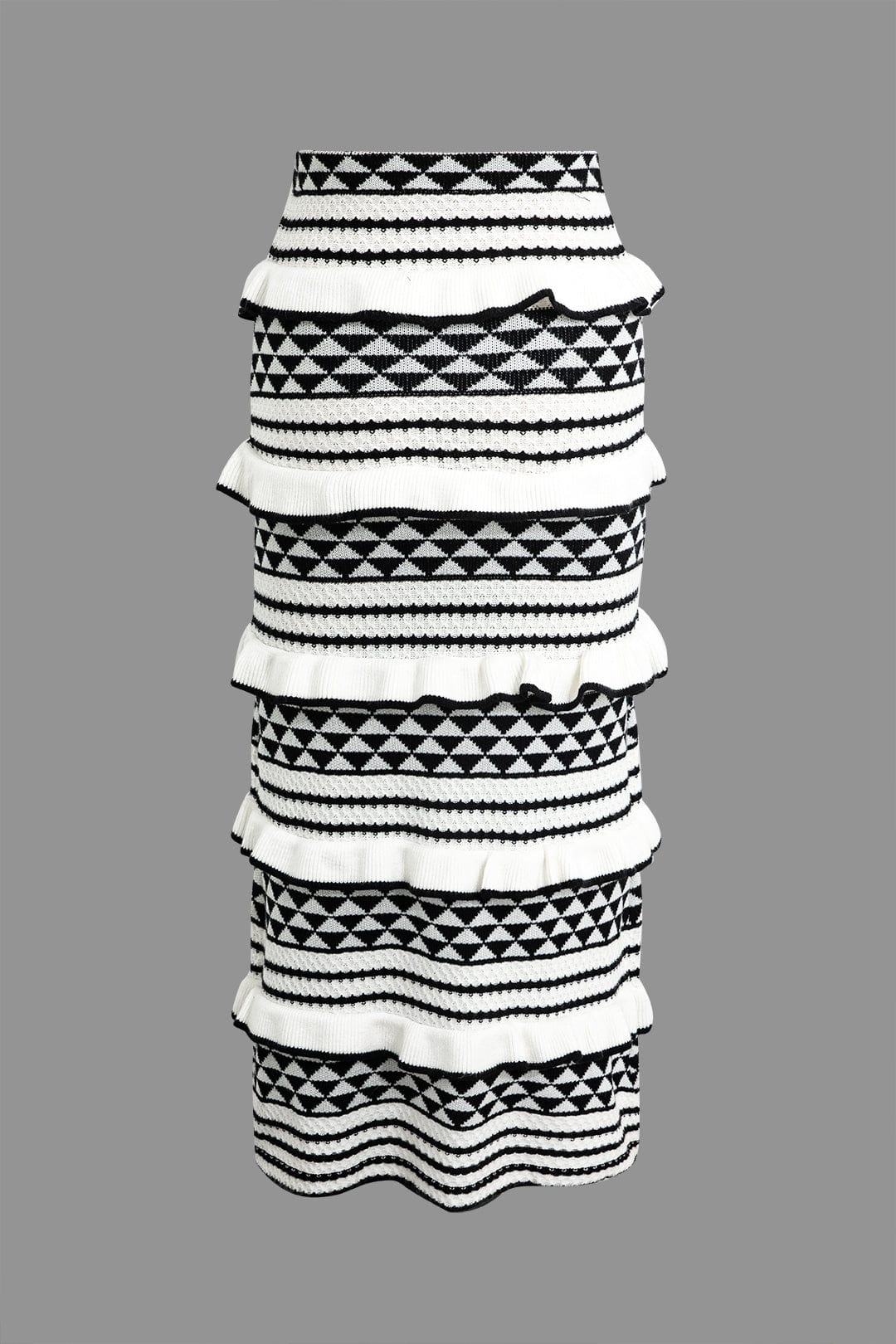 Häkel-Bikini-Set Damen Rüschenrock Strandbekleidung