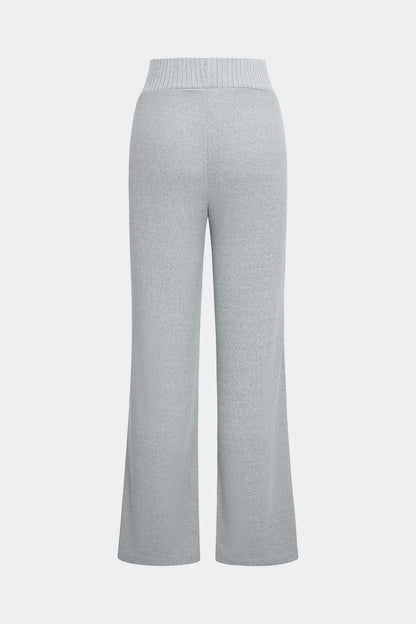 Damen Strick-Zweiteiler-Set Hoodie Hose Weite Bequem
