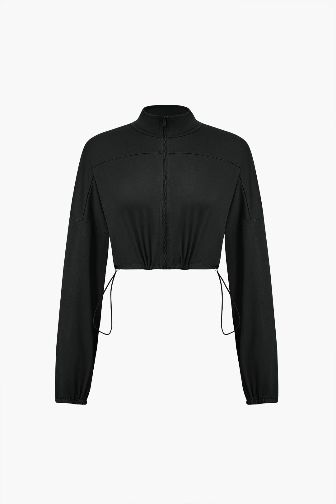 Sportliches Damen-Zweiteiler-Set Cropped-Jacke Leggings