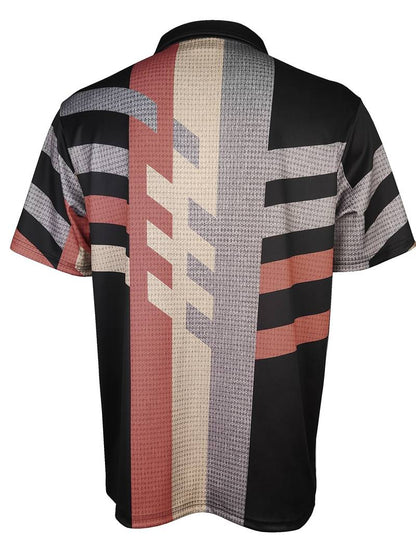 Herren Polo-Shirt Lässig Vintage-Style