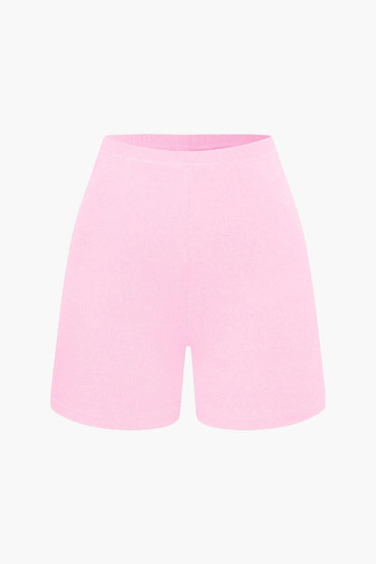 Damen Zweiteiler Set Bustier und Shorts
