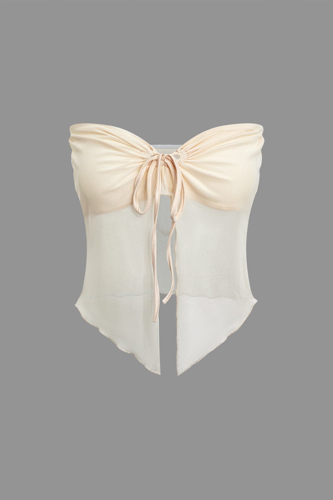 Damen Zweiteiler Set Bandeau-Oberteil Maxirock Sommer