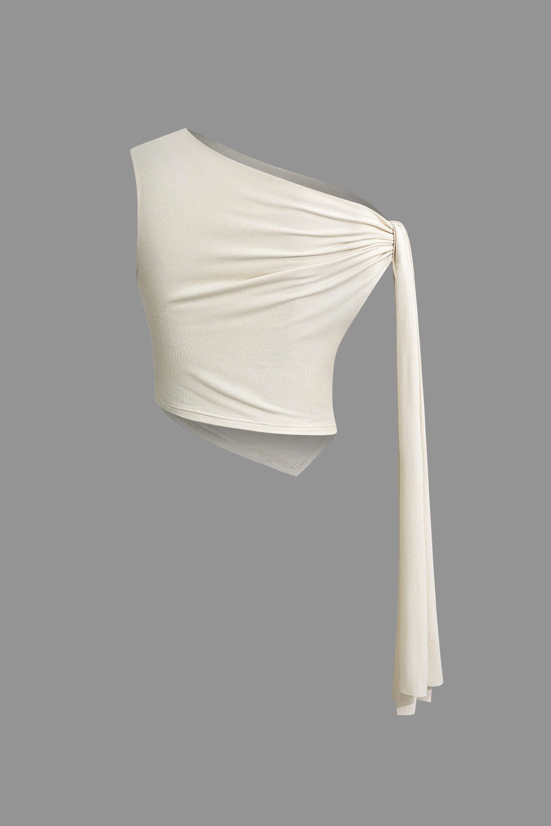 Damen Zweiteiler Set mit One Shoulder und Wickelrock