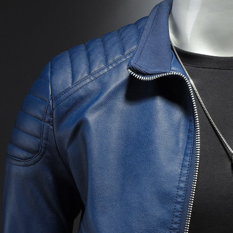Herren Lederjacke Lederschutzjacke