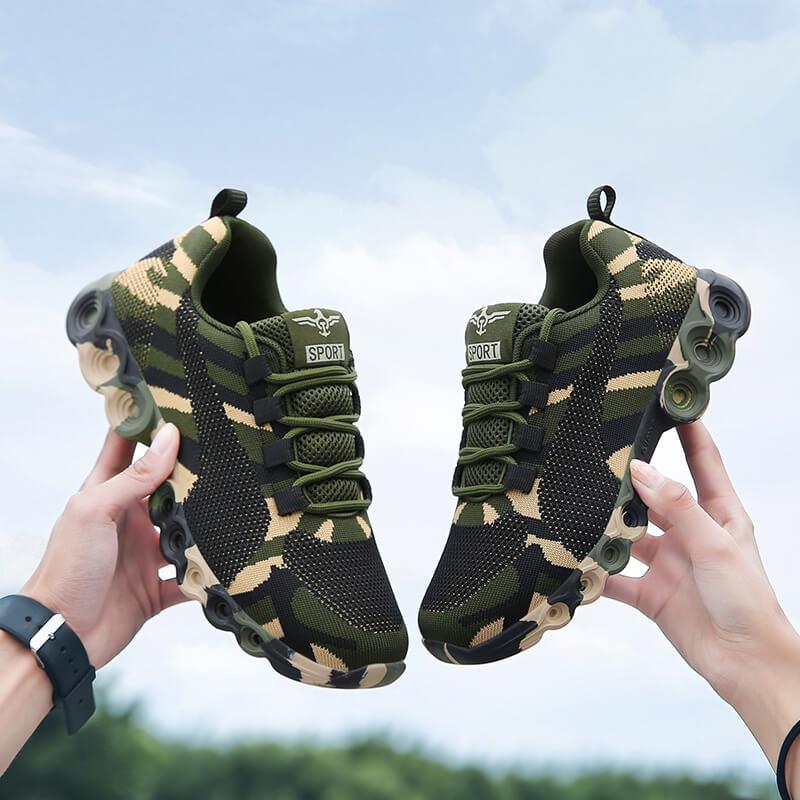 Herren Sneakers Atmungsaktives Mesh Tarnmuster