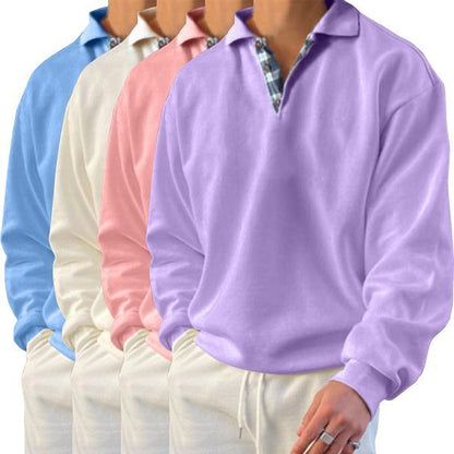 Herren Pullover Lässig Bequem Schwarz - Norvielle