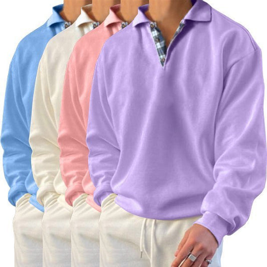 Herren Pullover Lässig Bequem Schwarz - Norvielle