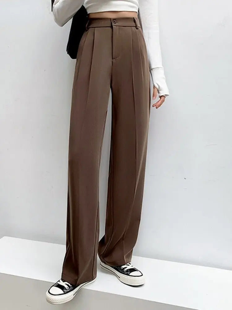 Damenhose Elegant Slim Fit Hoch taille - Norvielle