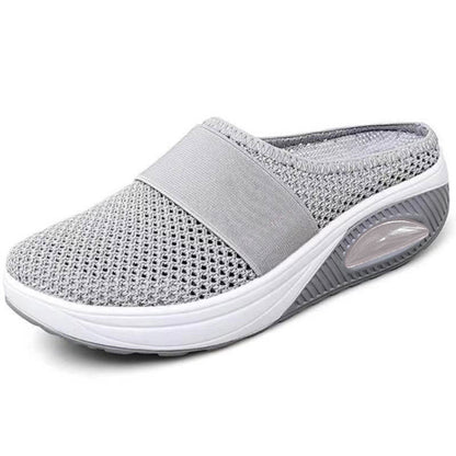 Damen Komfortschuhe Bequeme Luftkissenschuhe Schwarz - Norvielle
