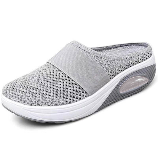 Damen Komfortschuhe Bequeme Luftkissenschuhe Schwarz - Norvielle