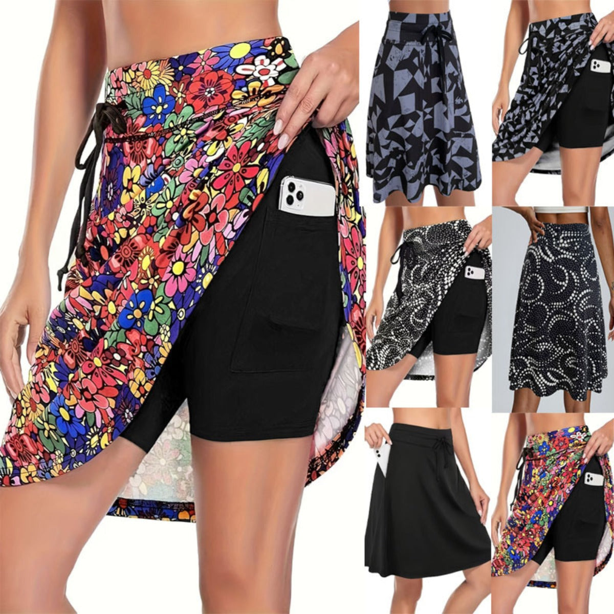 Heidi Mode Damen 2-teilige Shorts Bedruckt - Norvielle