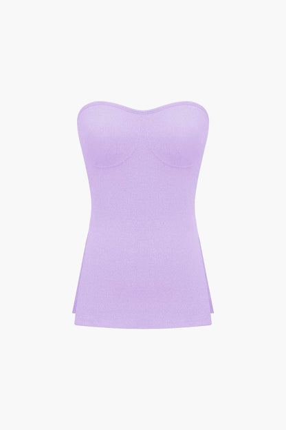 Damen Zweiteiler Set Bustier und Shorts