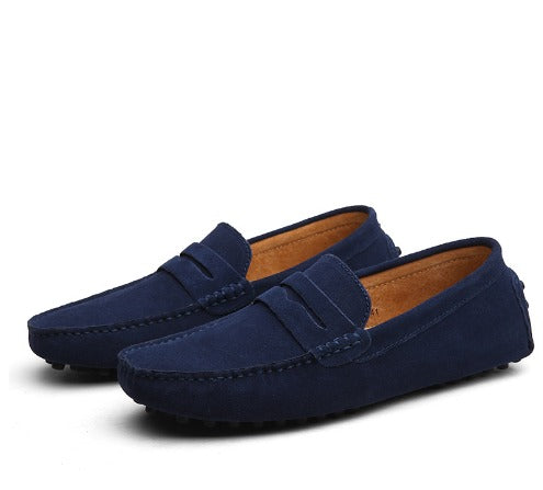 Italienische Damen Slipper Wildleder Bequem