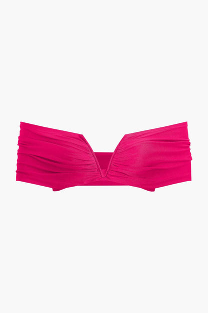 Damen Off-Shoulder-Set Drapierung Elegantes Oberteil