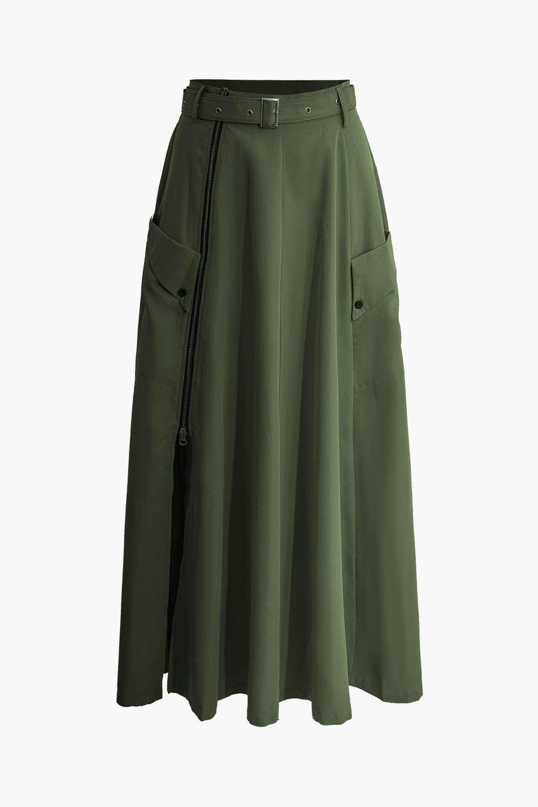 Damen Zweiteiler Set Crop Maxirock