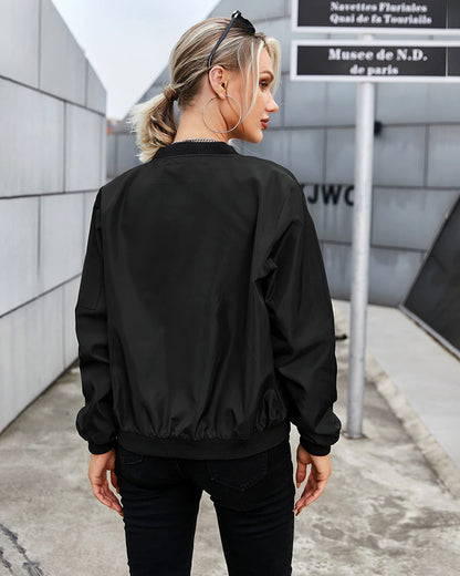 Herren Lederbomberjacke Klassisch