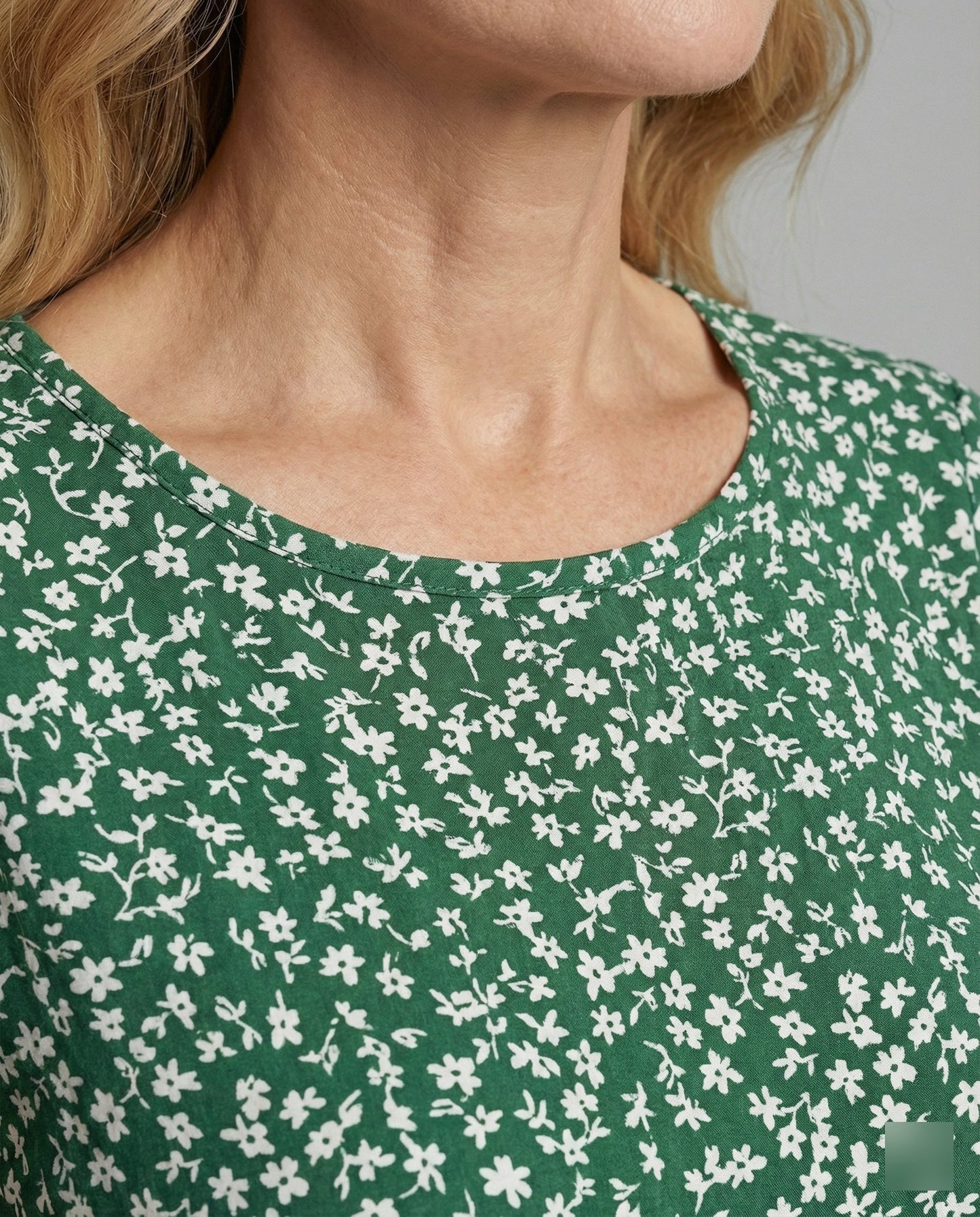 Damen Midi-Kleid mit Gürtel und Verschnürung