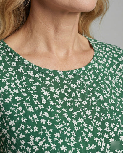 Damen Midi-Kleid mit Gürtel und Verschnürung