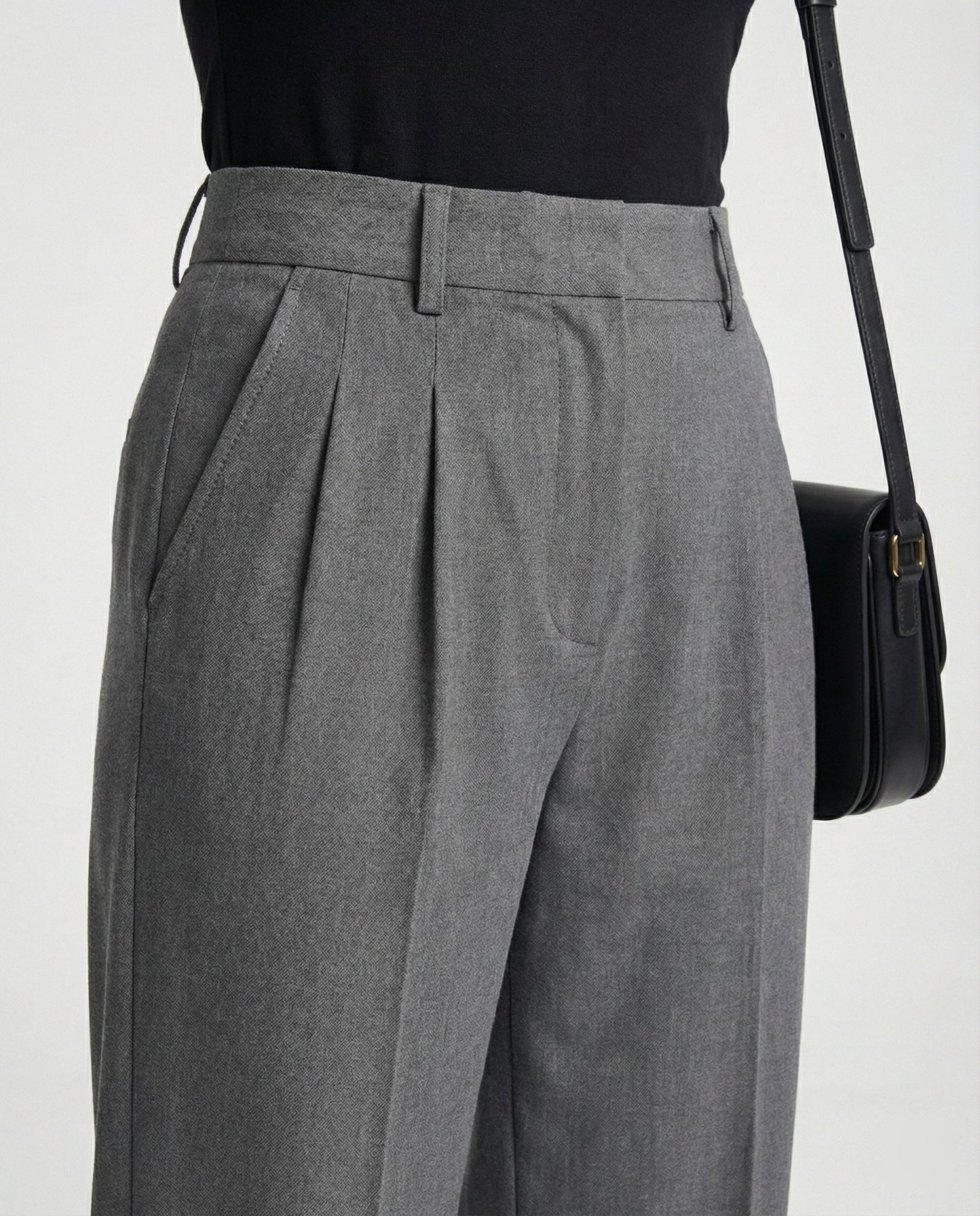 Damen Stoffhose Bügelfalte Elegant