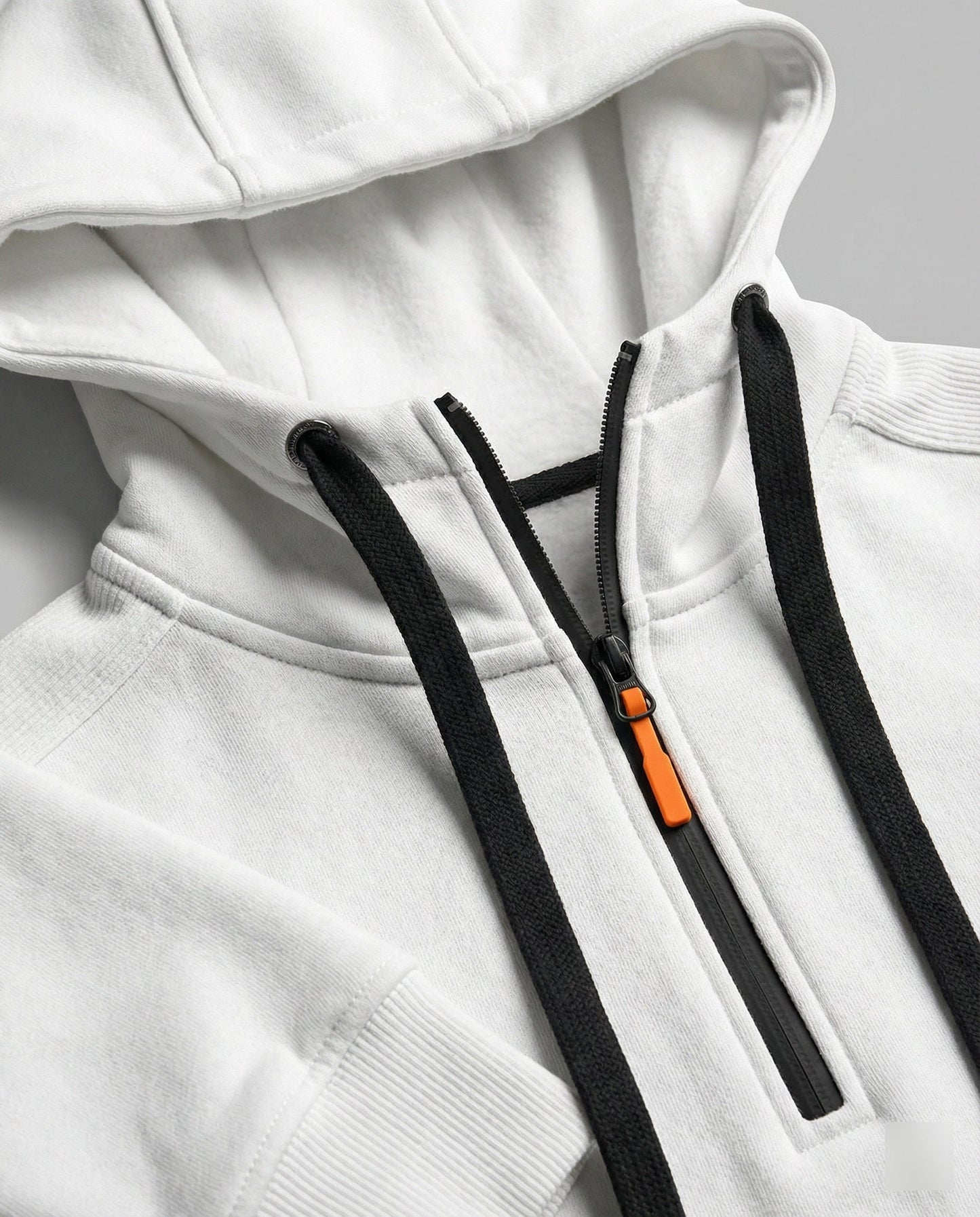 Herren Hoodie Sportlich Reißverschluss Taschen