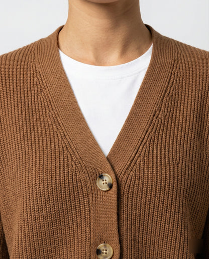 Damen Cashmere Cardigan Weich Modern