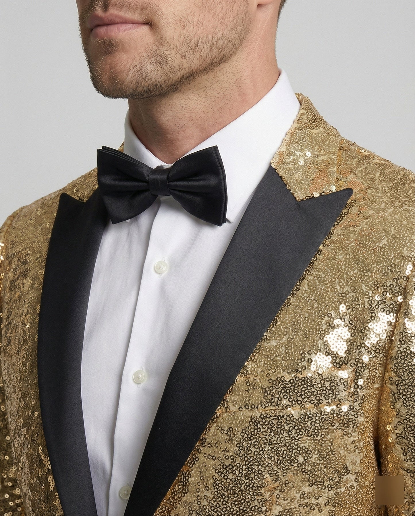 Herren Paillettenblazer Glitzer
