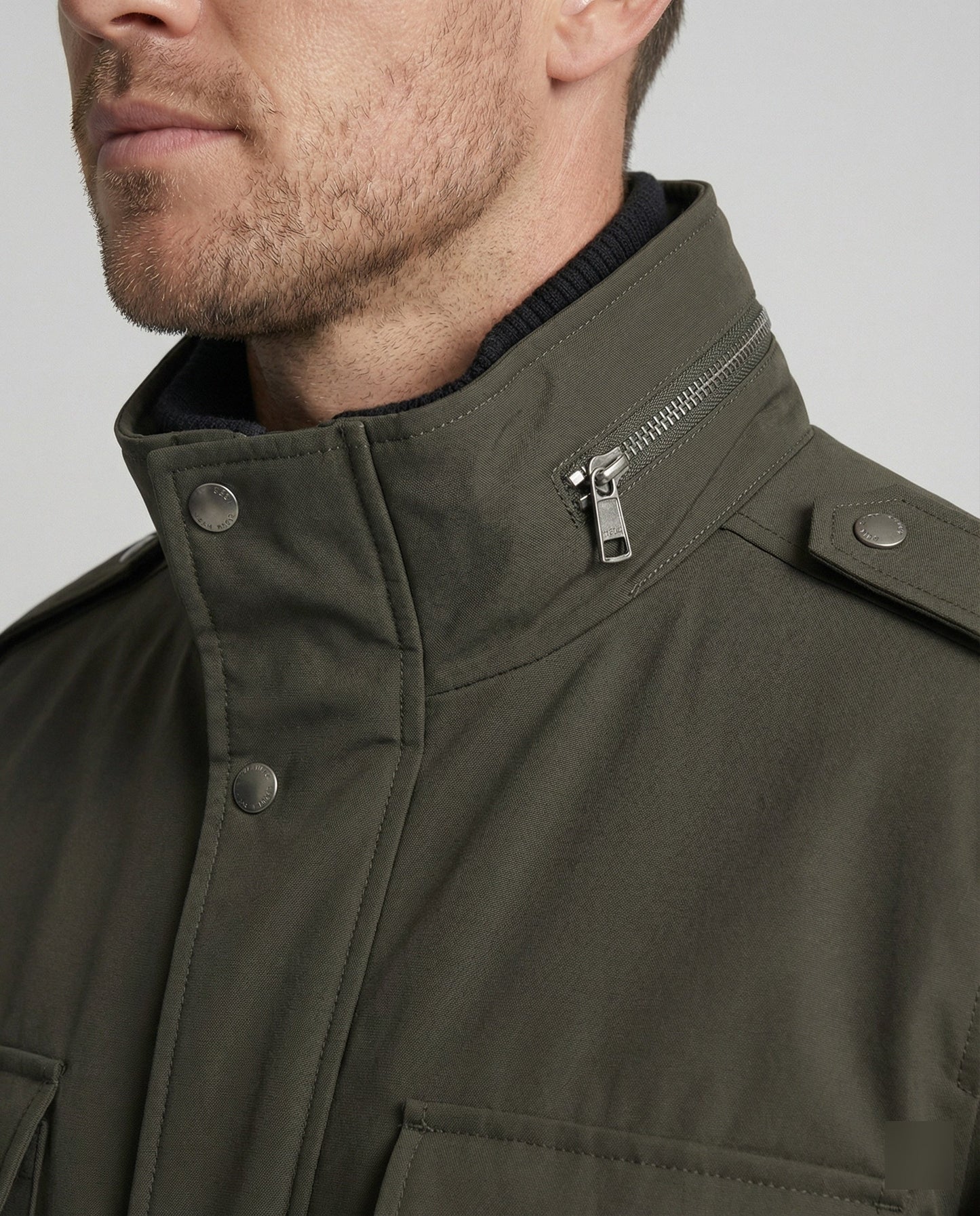 Herren Outdoor-Jacke Warm Wasserdicht Hohlkragen