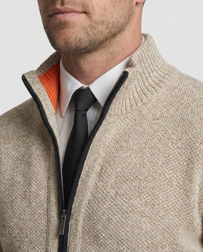 Herren Steppjacke Elegante Reißverschluss