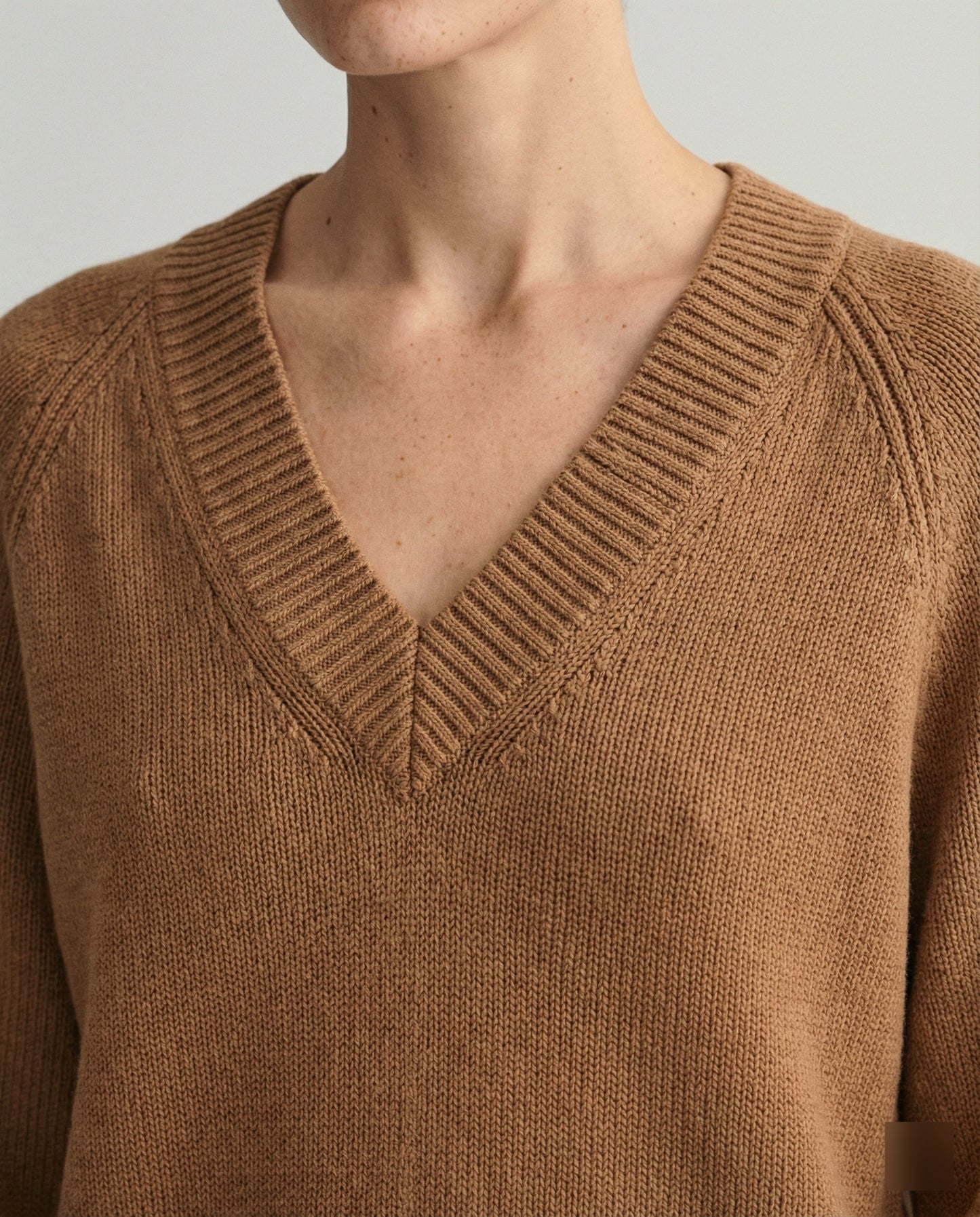 Damen Pullover V-Ausschnitt Modern
