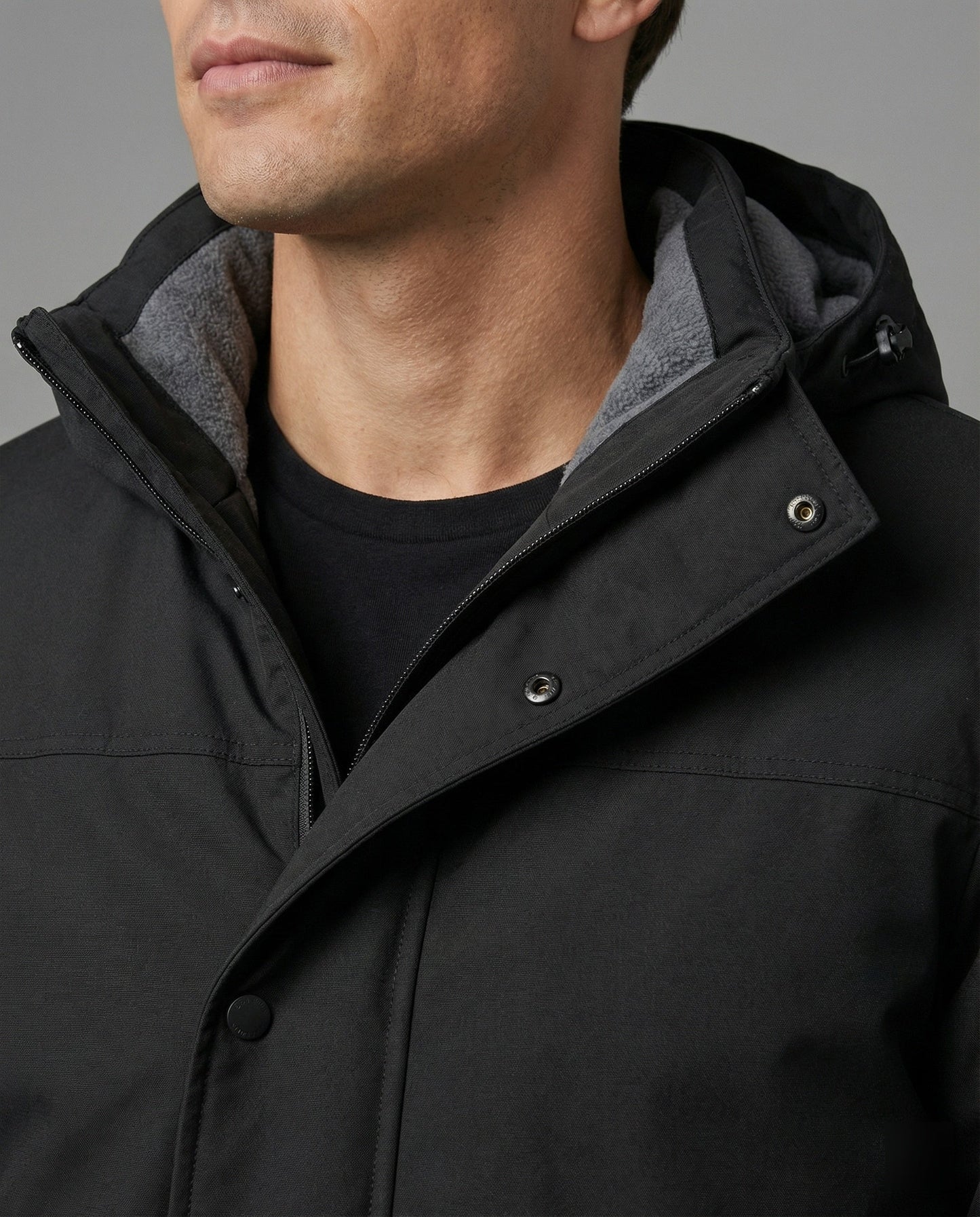Herren Wintermantel Modern Wasserdicht