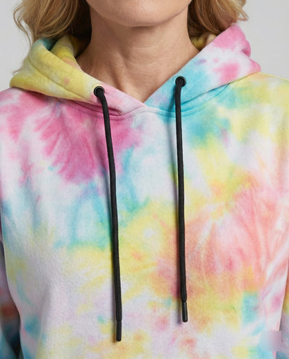 Damen Hoodie Farbenfroh Batik Design