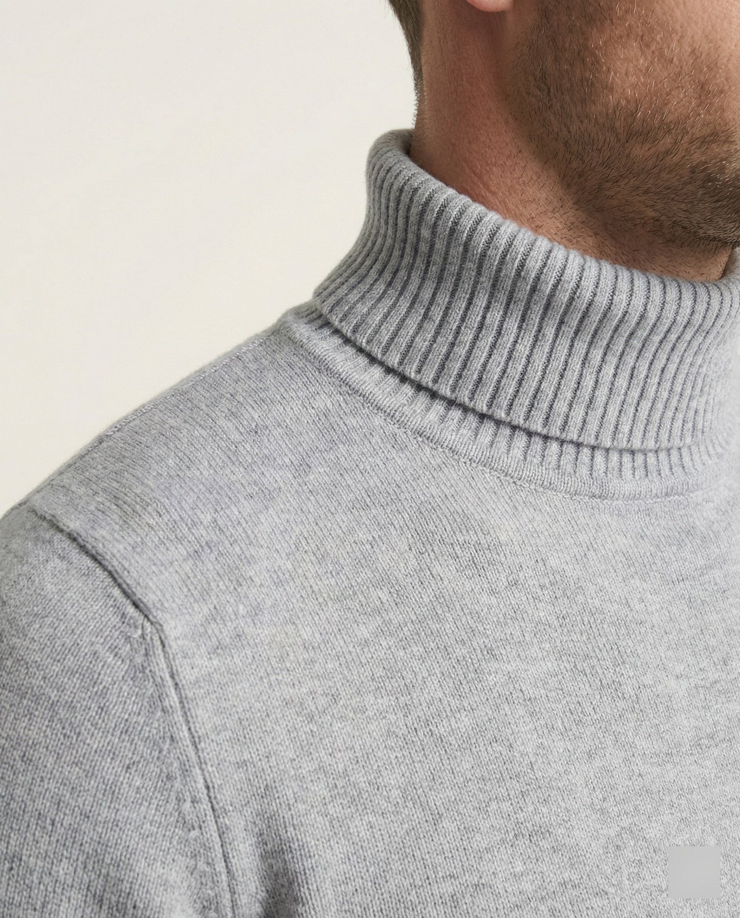 Merinowolle Rollkragenpullover Weich Warm