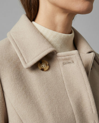 Damen Blazer Lang Tailliert Elegant