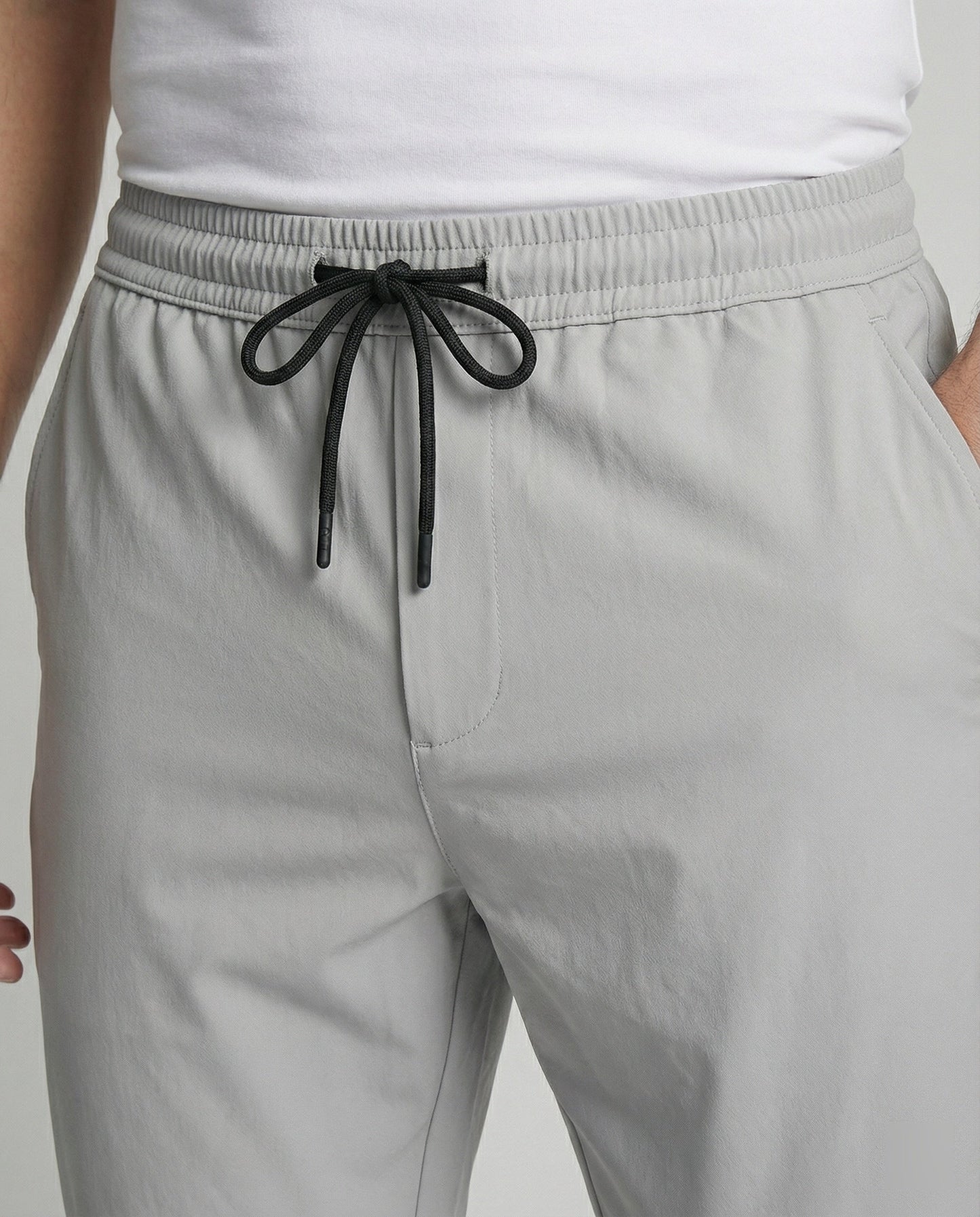 Herrenhose Leicht Bequem Verstellbarer Bund Seiten-Taschen
