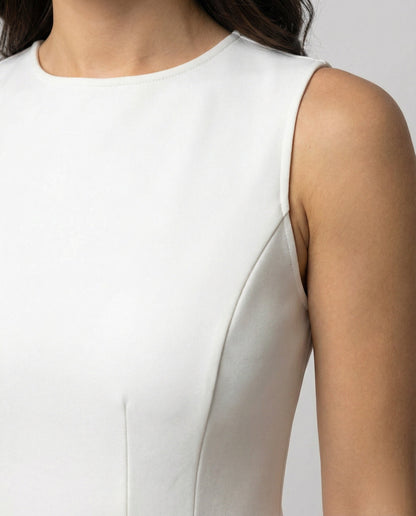 Damen A-Linie Kleid Elegant Figurbetont