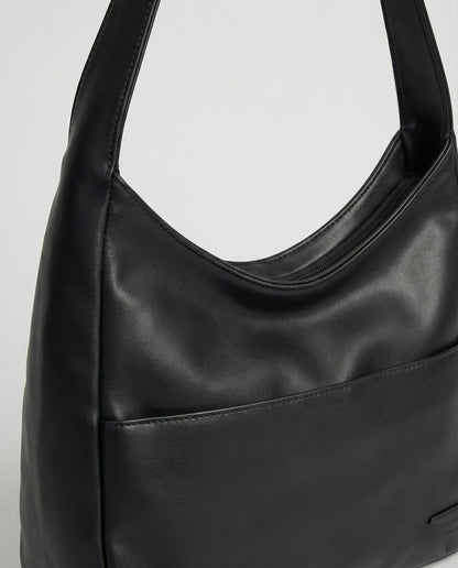 Damen Schultertasche Modern Leder