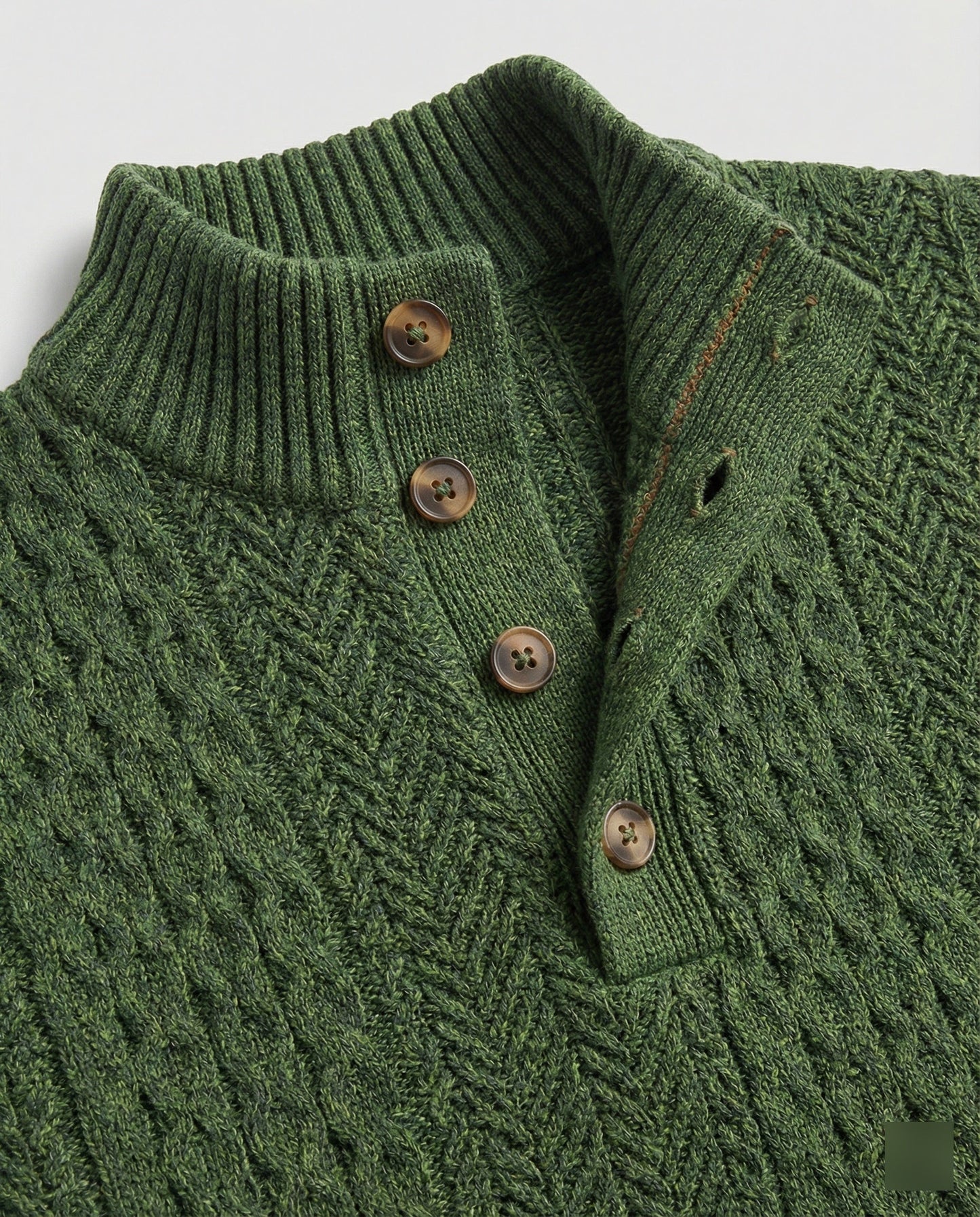 Herren Strickanzug Langarm Stehkragen Modern