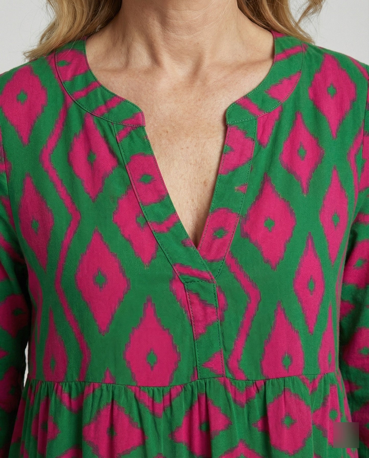 Damen Sommerkleid Leicht Blumenprint