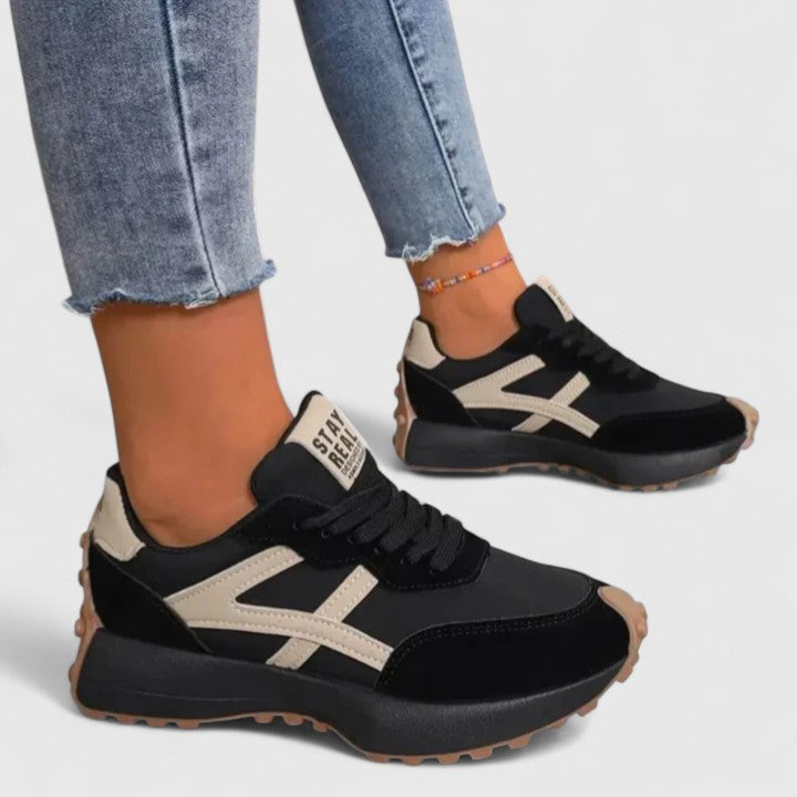 Damen Plateau Sandalen Keilabsatz Offen - Norvielle
