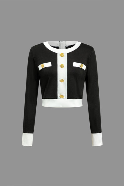 Damen Zweiteiler Minirock Set