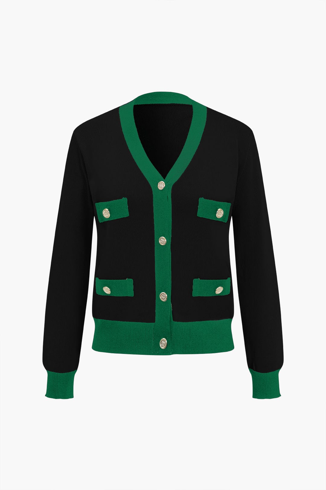 Damen Strick-Set Cardigan und Hose Lang