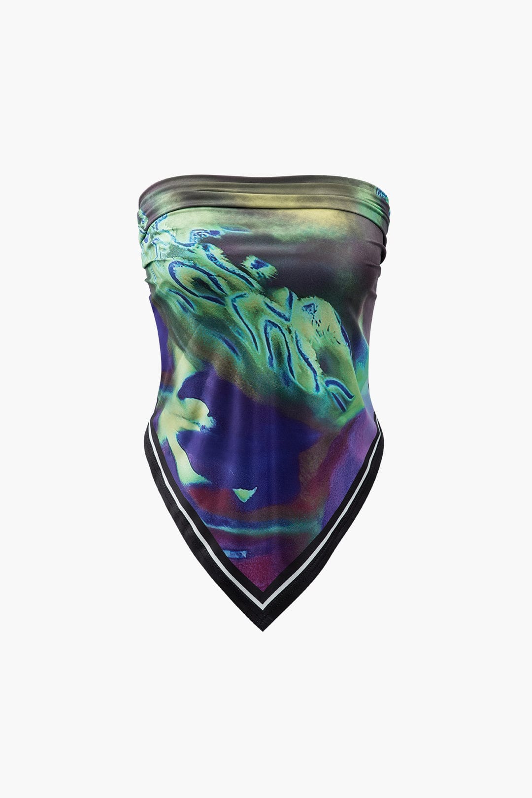 Damen Bandeau- Set Abstrakt Print
