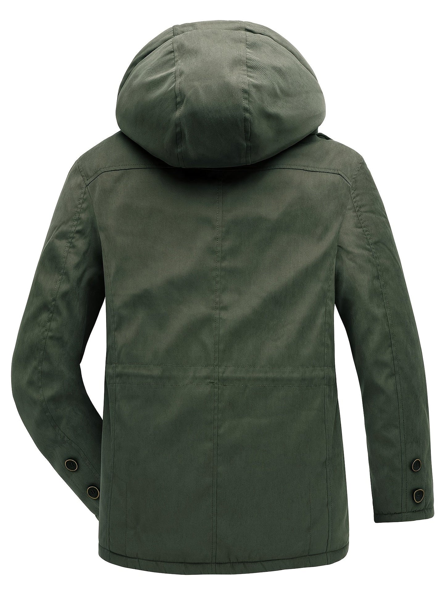 Herren Winterjacke Warme Kapuze Freizeitjacke