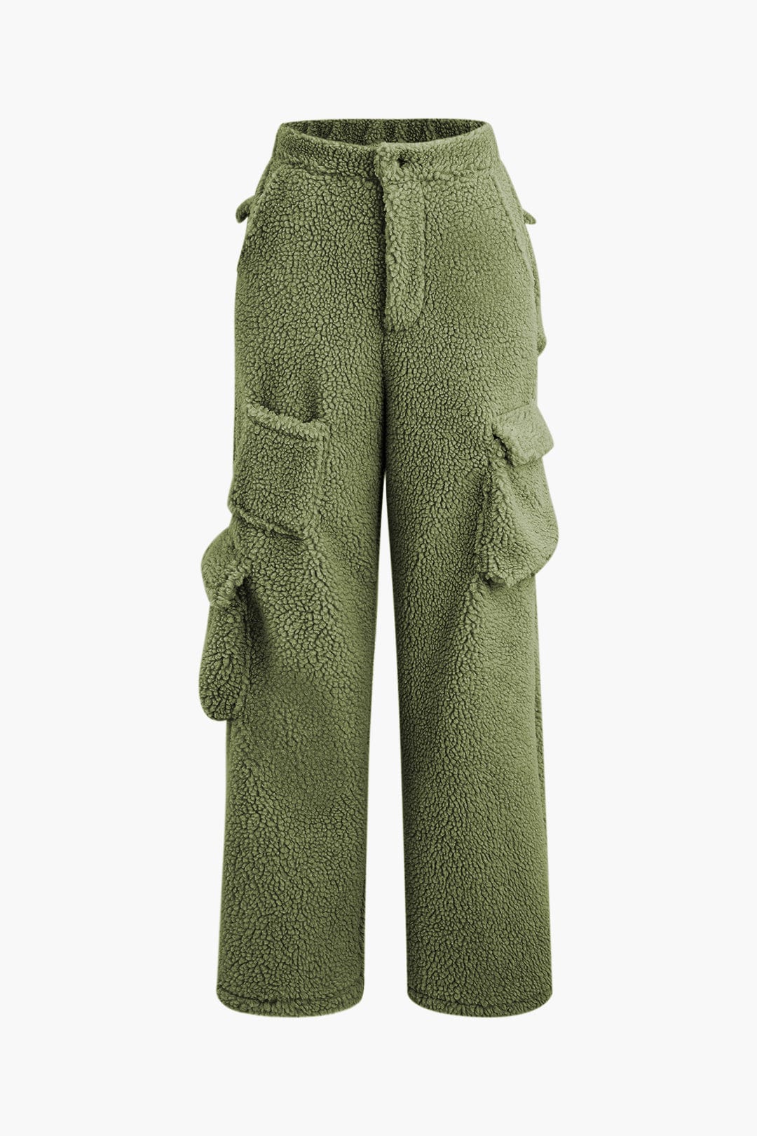 Misha Damen Cargohose Teddy-Cropped-Jacke-Set